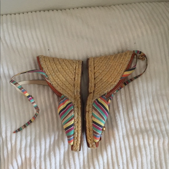 Marc Jacobs multicolor stripes wedges - Picture 6 of 15